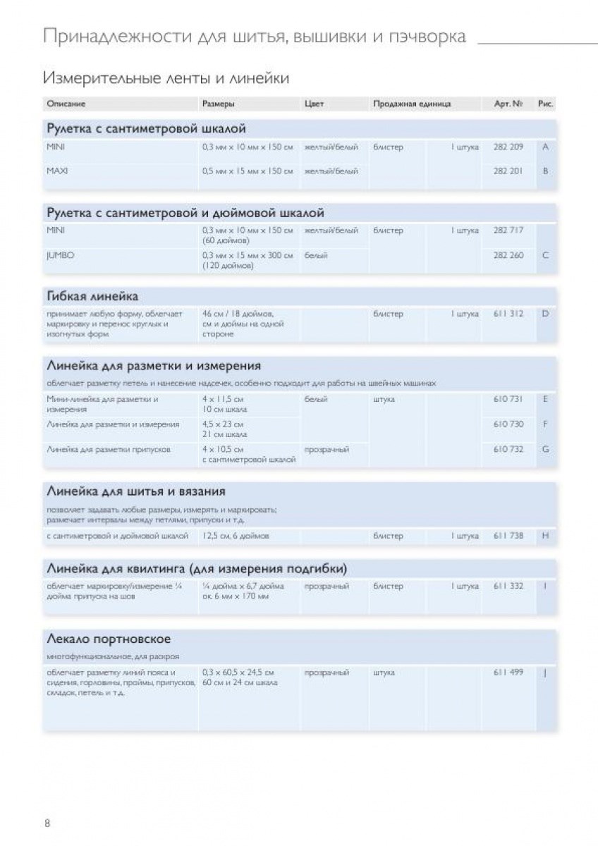 Принадлежности для шитья,вышивки,пэчворка