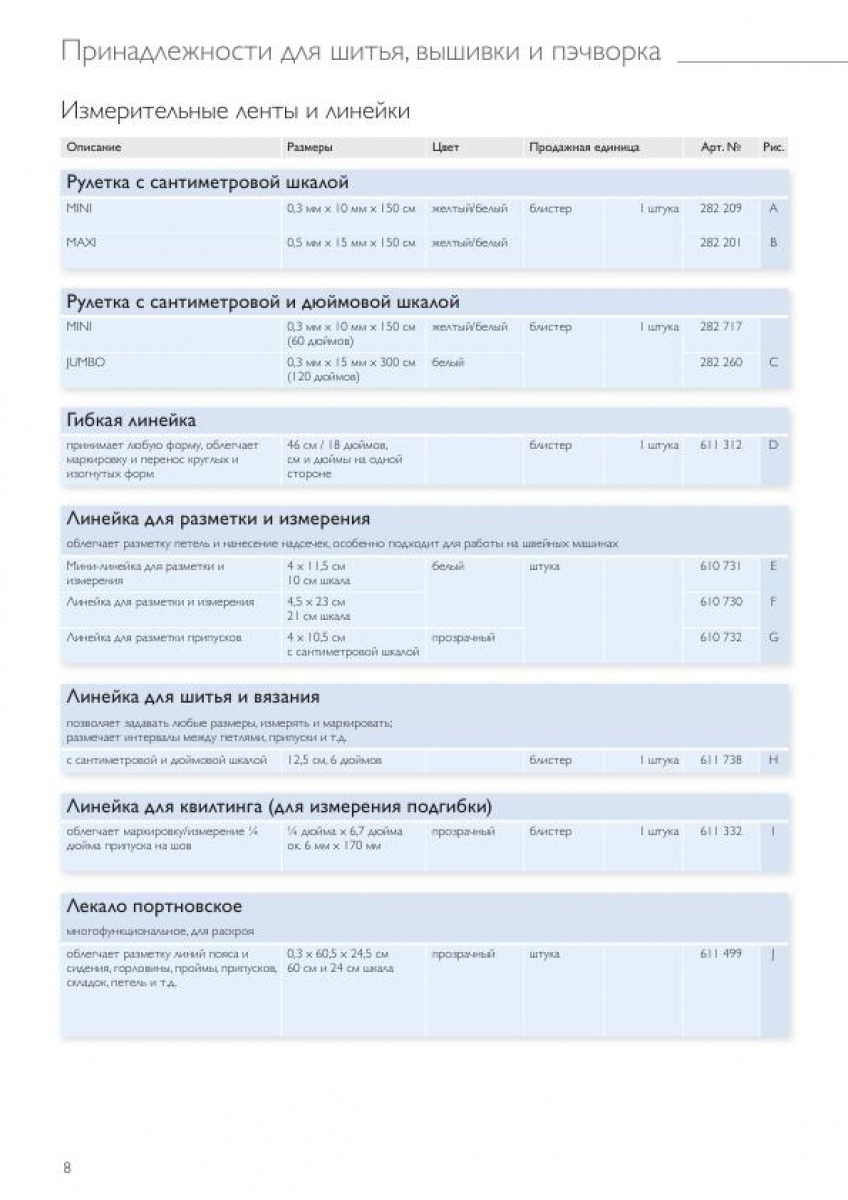Принадлежности для шитья,вышивки,пэчворка