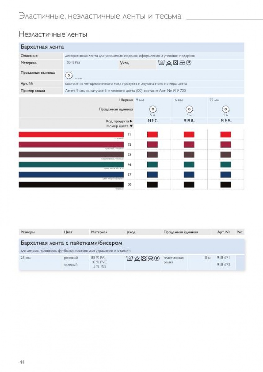 Ленты и тесьма